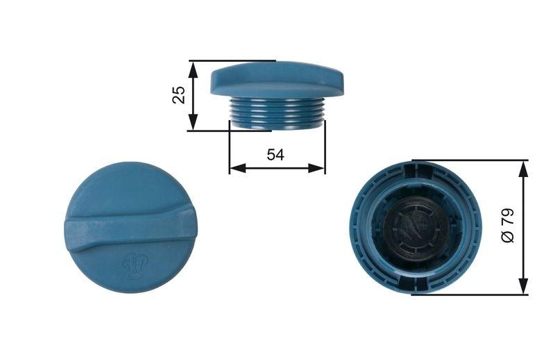 GATES Cap, coolant tank