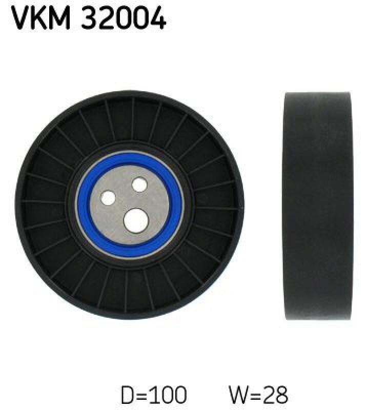 SKF Deflection/Guide Pulley, V-ribbed belt