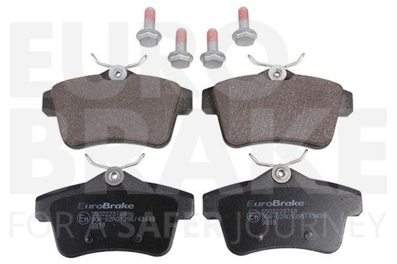 EUROBRAKE Bremsbelagsatz, Scheibenbremse 5502223749