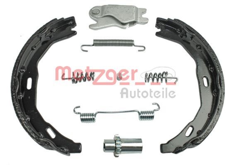 METZGER Brake Shoe Set, parking brake