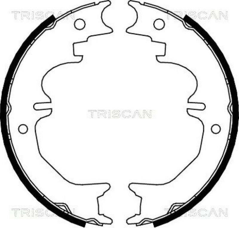 TRISCAN Bremsbackensatz, Feststellbremse