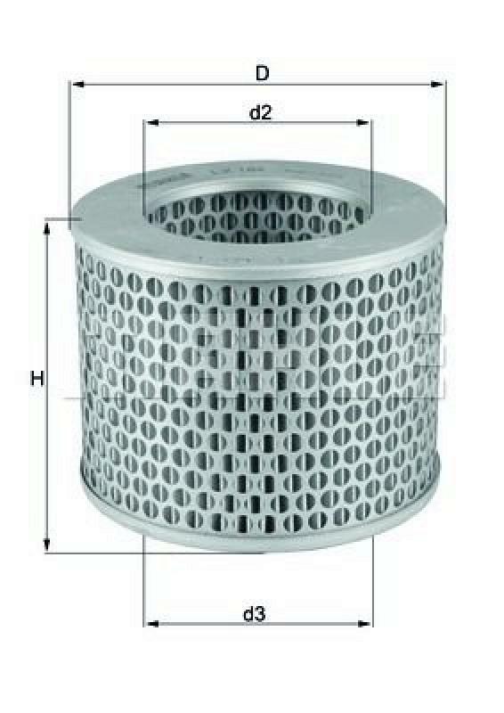 MAHLE ORIGINAL Air Filter
