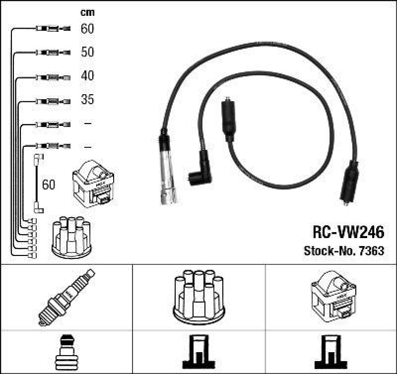 NGK Ignition Cable Kit