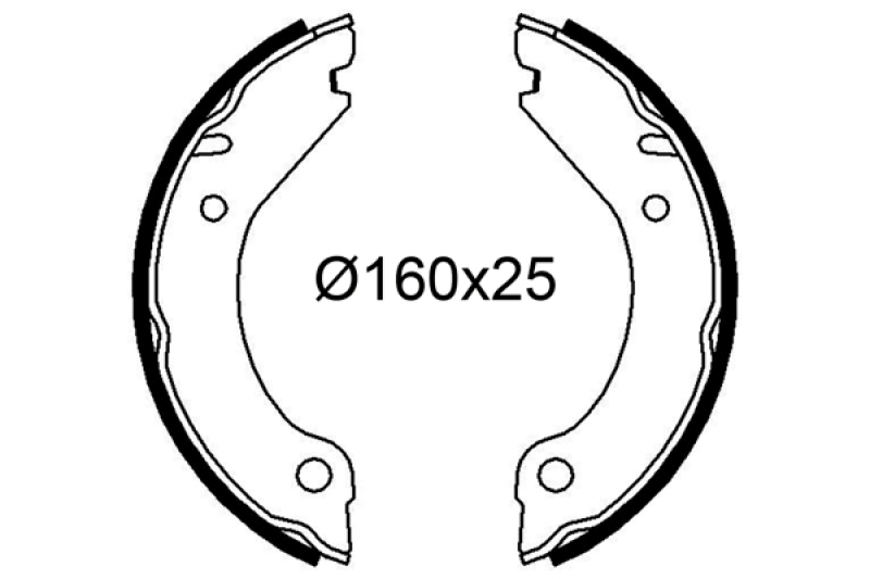VALEO Bremsbackensatz 564263