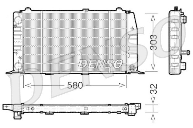 DENSO Radiator, engine cooling