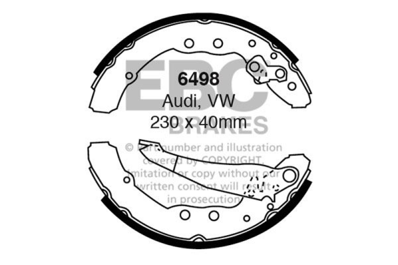 EBC Brakes Bremsbackensatz