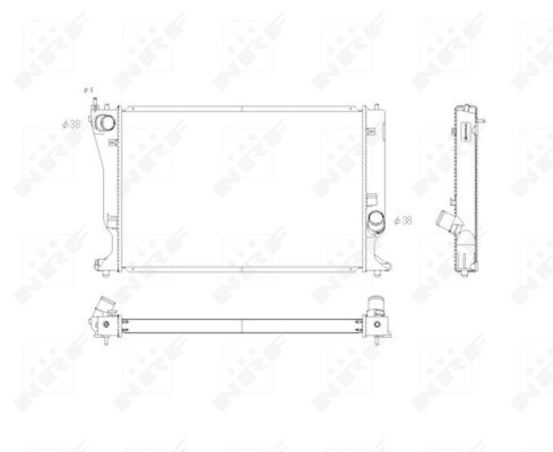 NRF Radiator, engine cooling