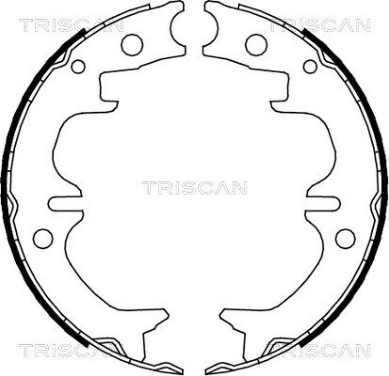 TRISCAN Bremsbackensatz, Feststellbremse