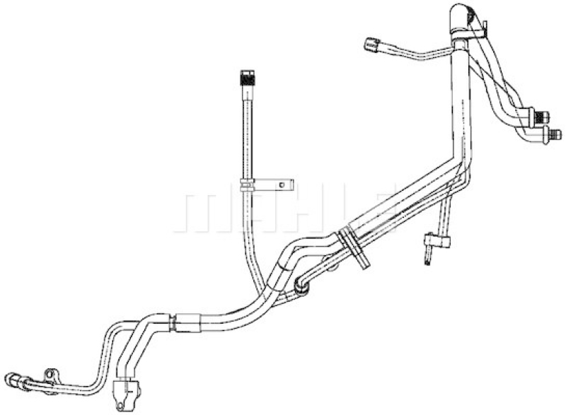 MAHLE High-/Low Pressure Line, air conditioning BEHR *** PREMIUM LINE ***