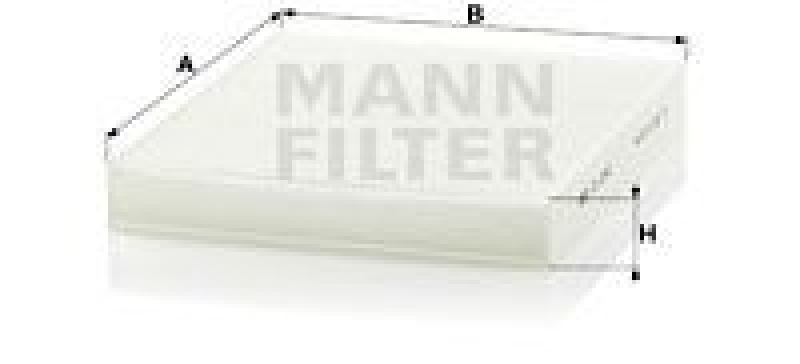 MANN-FILTER Filter, interior air