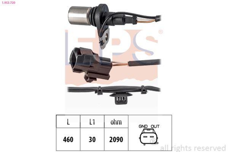 EPS Impulsgeber, Kurbelwelle Made in Italy - OE Equivalent