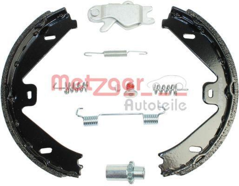 METZGER Brake Shoe Set, parking brake