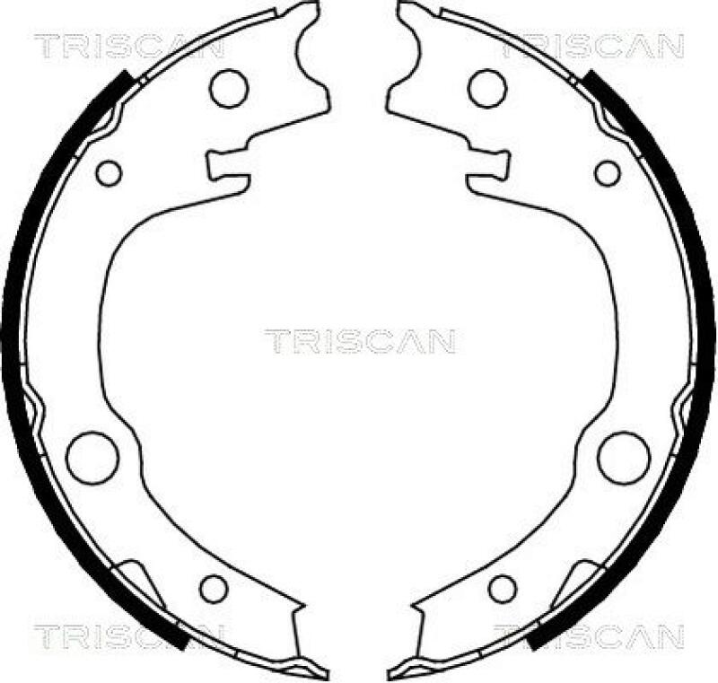 TRISCAN Bremsbackensatz, Feststellbremse