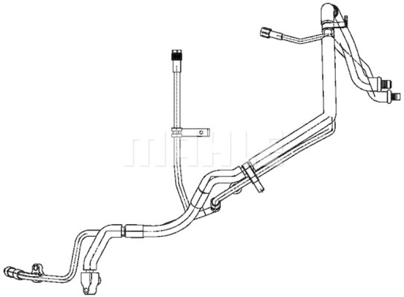 MAHLE High-/Low Pressure Line, air conditioning BEHR *** PREMIUM LINE ***