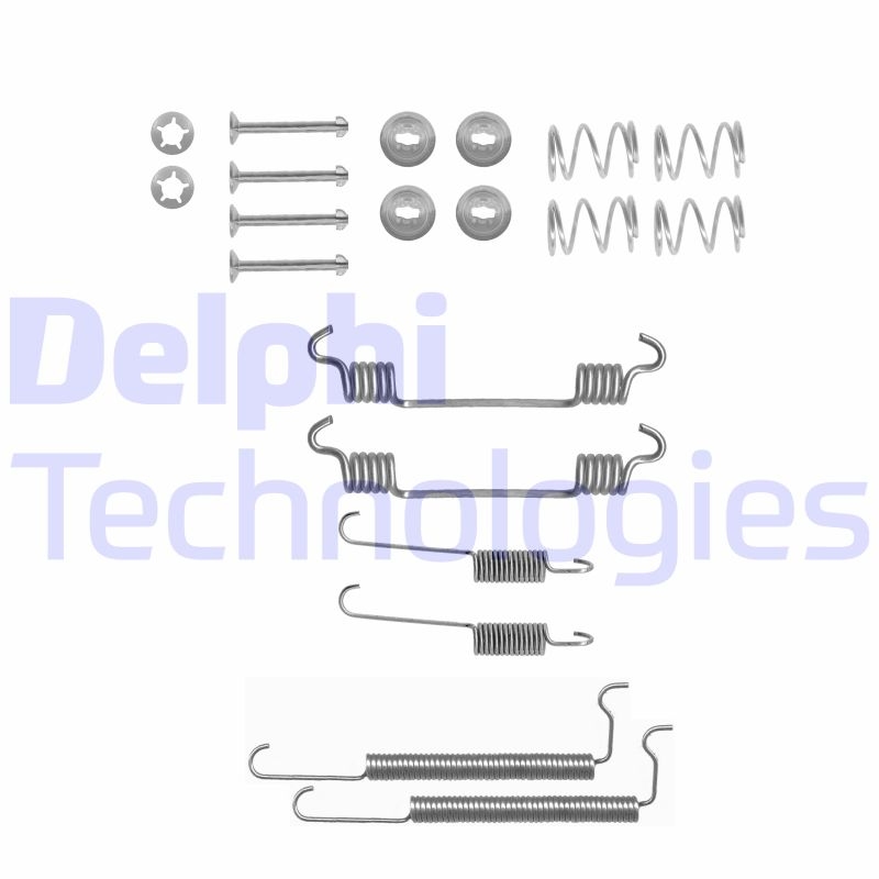 DELPHI Zubehörsatz Bremsbacken Trommelbremse Montagesatz