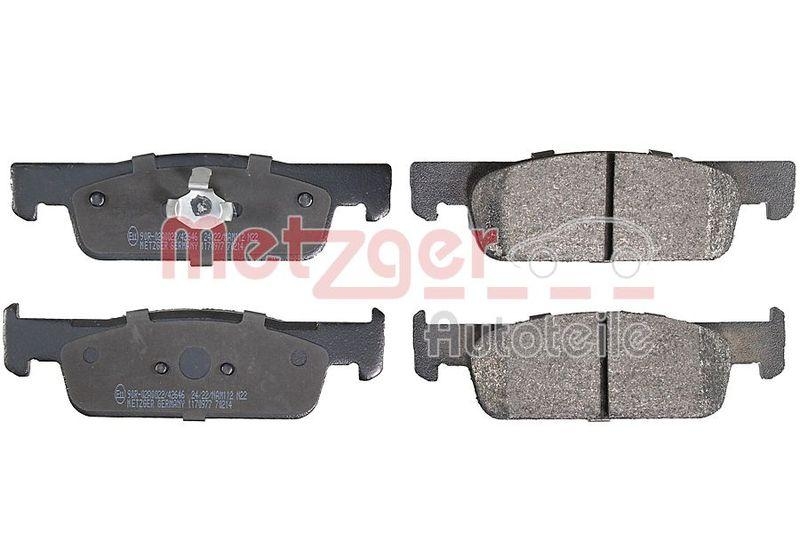 METZGER Brake Pad Set, disc brake