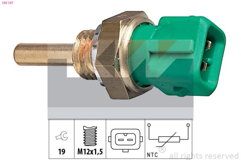 KW Sensor, Kühlmitteltemperatur Made in Italy - OE Equivalent