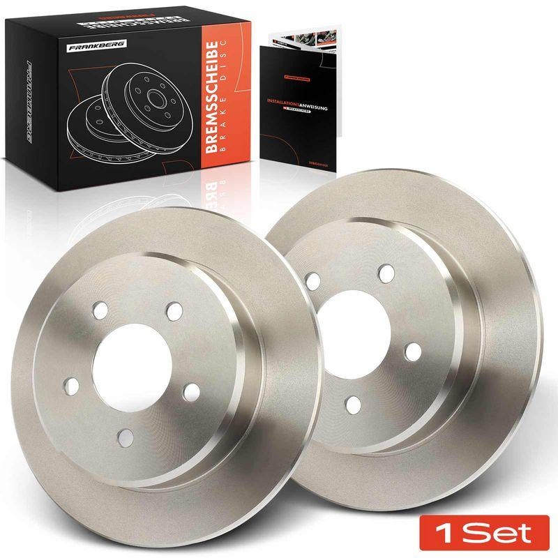 2x Frankberg Bremsscheiben Hinterachse 5481FB0033767
