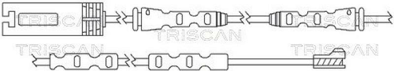 TRISCAN Warning Contact, brake pad wear