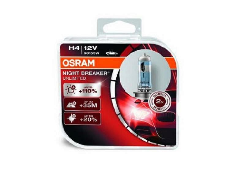 OSRAM Bulb, headlight NIGHT BREAKER UNLIMITED