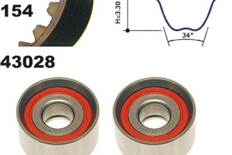 MAPCO Zahnriemensatz 23028