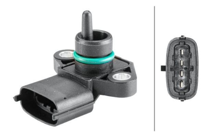 HELLA Sensor, Saugrohrdruck 6PP 358 152-201