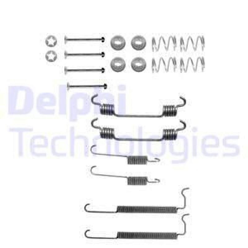 DELPHI Zubeh&ouml;rsatz Bremsbacken Trommelbremse Montagesatz LY1134