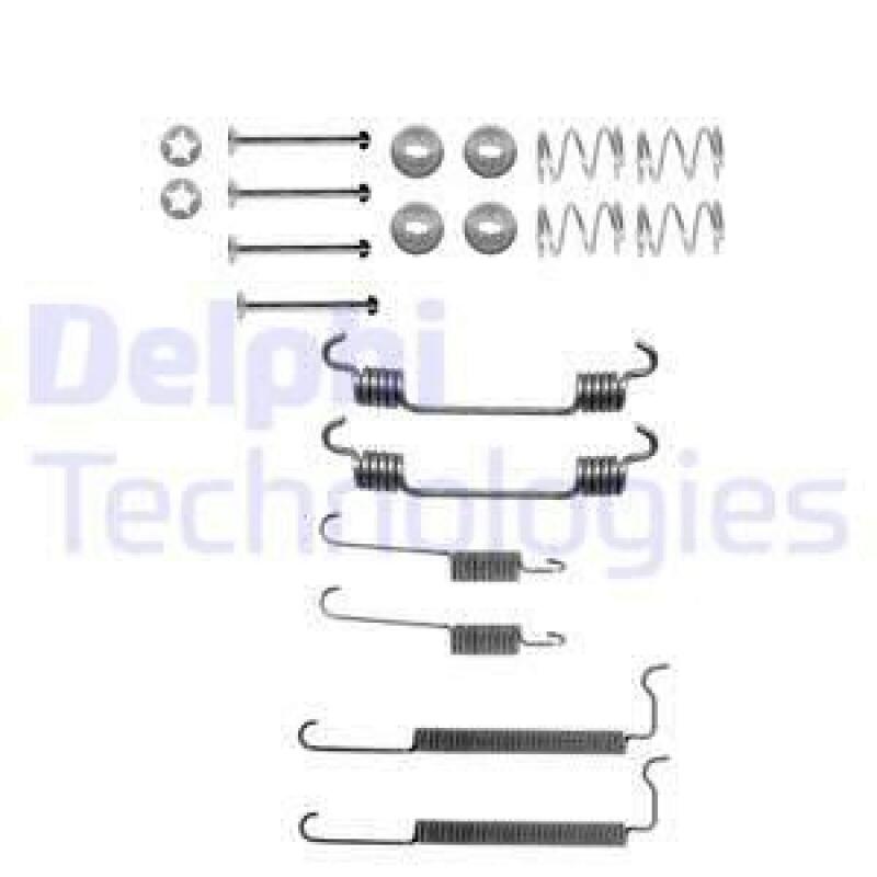 DELPHI Zubehörsatz Bremsbacken Trommelbremse Montagesatz