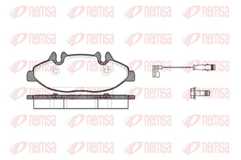 KAWE Brake Pad Set, disc brake