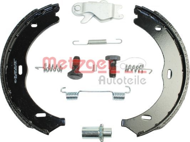 METZGER Brake Shoe Set, parking brake