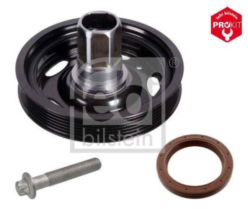 FEBI BILSTEIN Riemenscheibe, Kurbelwelle ProKit 171924