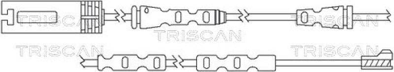 TRISCAN Warning Contact, brake pad wear