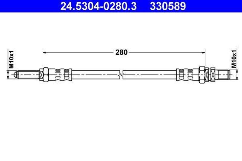 ATE Bremsschlauch 24.5304-0280.3