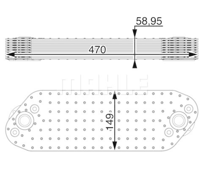 MAHLE Ölkühler, Motoröl BEHR *** PREMIUM LINE ***