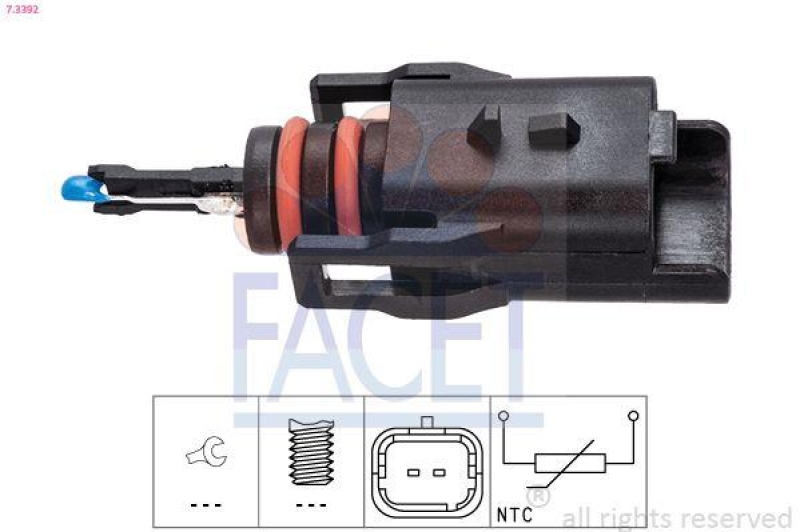 FACET Sensor, Kraftstofftemperatur Made in Italy - OE Equivalent