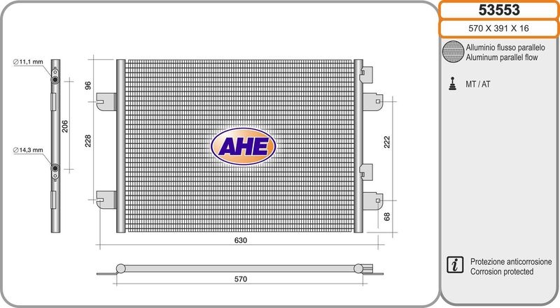 AHE Condenser, air conditioning