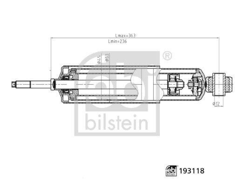 FEBI BILSTEIN Sto&szlig;d&auml;mpfer 193118