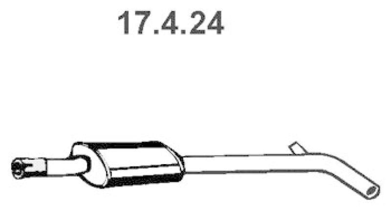 EBERSPÄCHER Mittelschalldämpfer