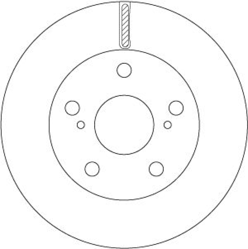 2x TRW Bremsscheibe