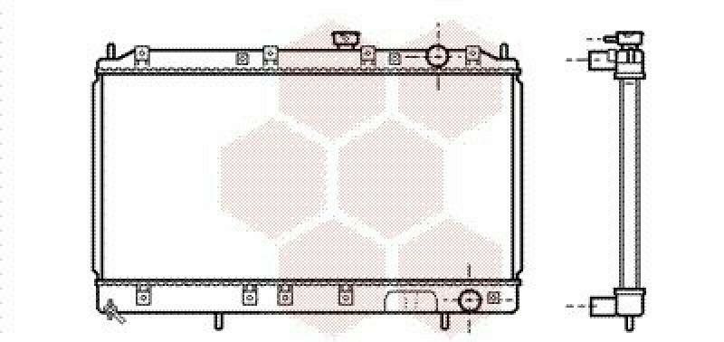 VAN WEZEL K&uuml;hler, Motork&uuml;hlung