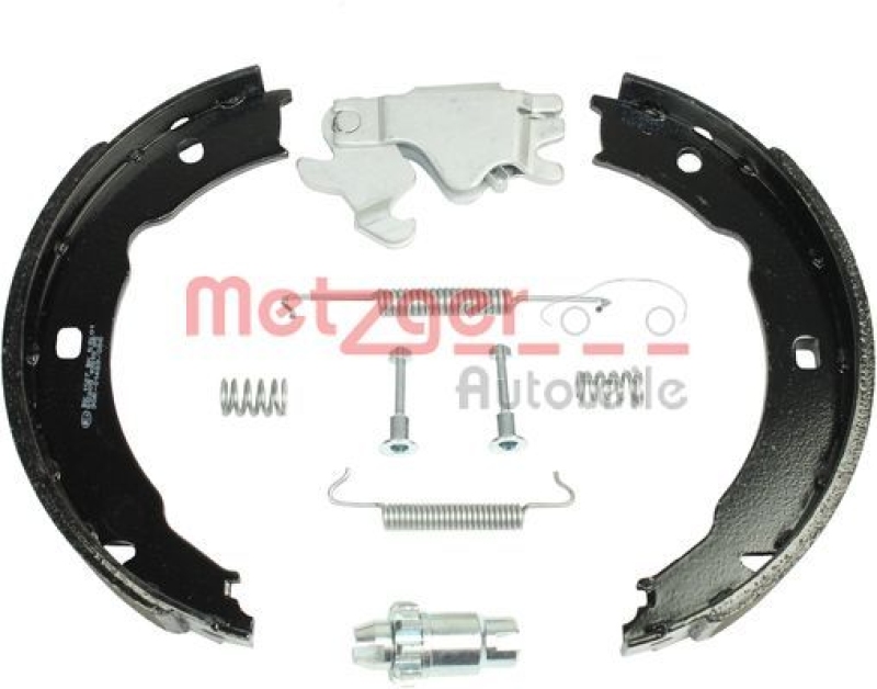 METZGER Brake Shoe Set, parking brake