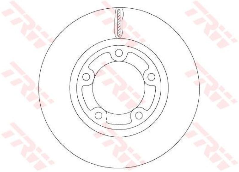 2x TRW Bremsscheibe