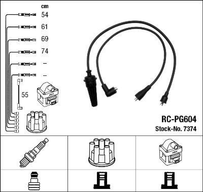 NGK Ignition Cable Kit