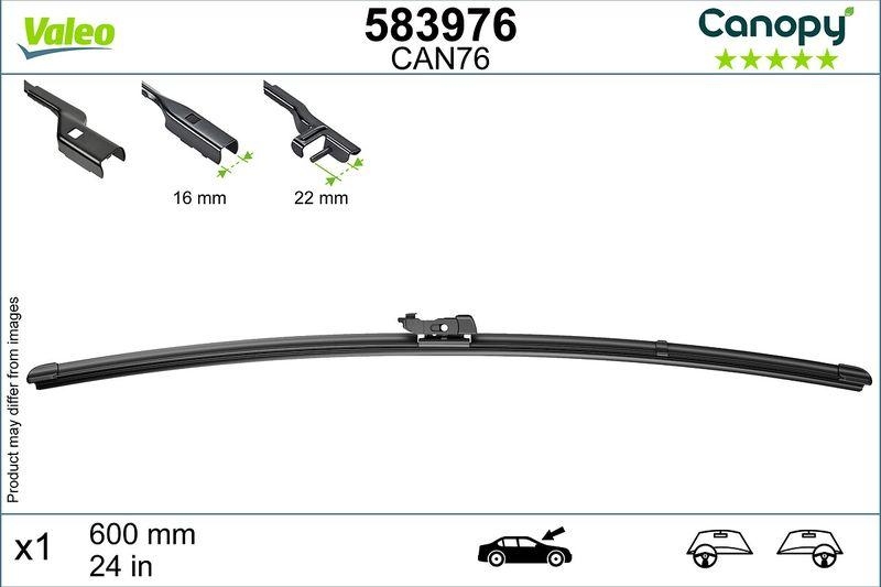 VALEO Wischblatt CANOPY