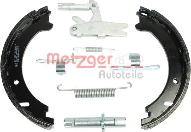 METZGER Brake Shoe Set, parking brake