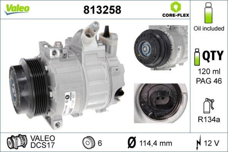 VALEO Kompressor, Klimaanlage NEW ORIGINAL PART