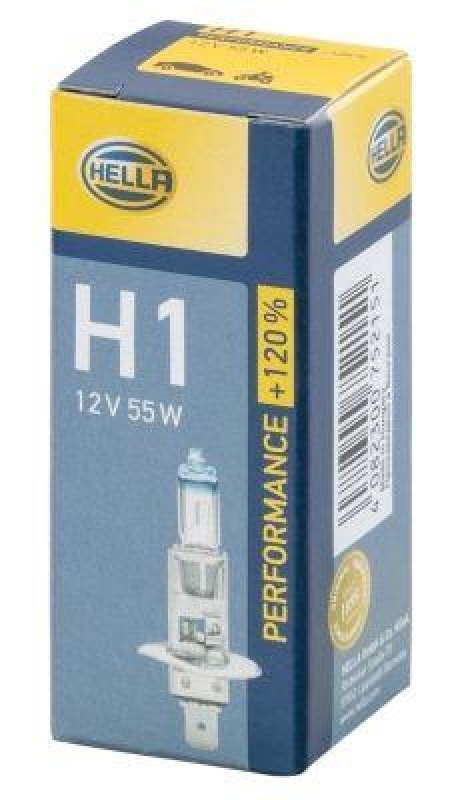 HELLA Glühlampe, Abbiegescheinwerfer PERFORMANCE UP TO 120%