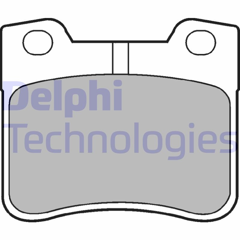 DELPHI Bremsbelagsatz, Scheibenbremse