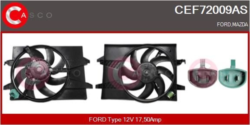 CASCO Elektromotor, K&uuml;hlerl&uuml;fter