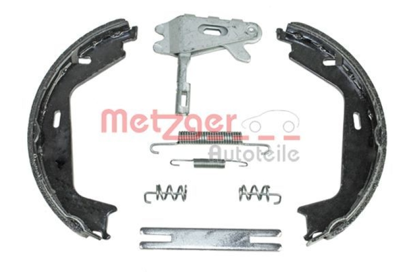 METZGER Brake Shoe Set, parking brake